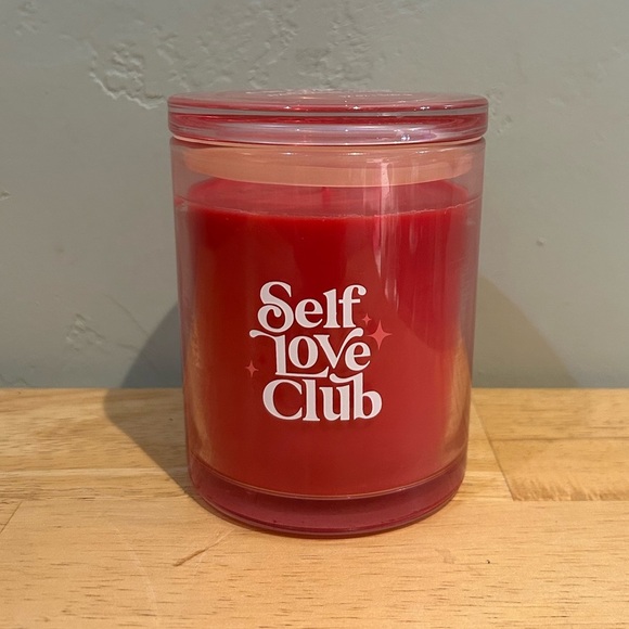 JILL AND ALLY “Self Love Club”Champagne Scented Candle. Soy Wax Blend. NWTS - Picture 1 of 6